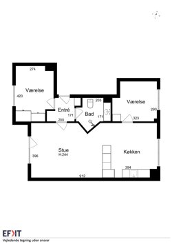 Nørregade 1B, st. tv, 8660 Skanderborg