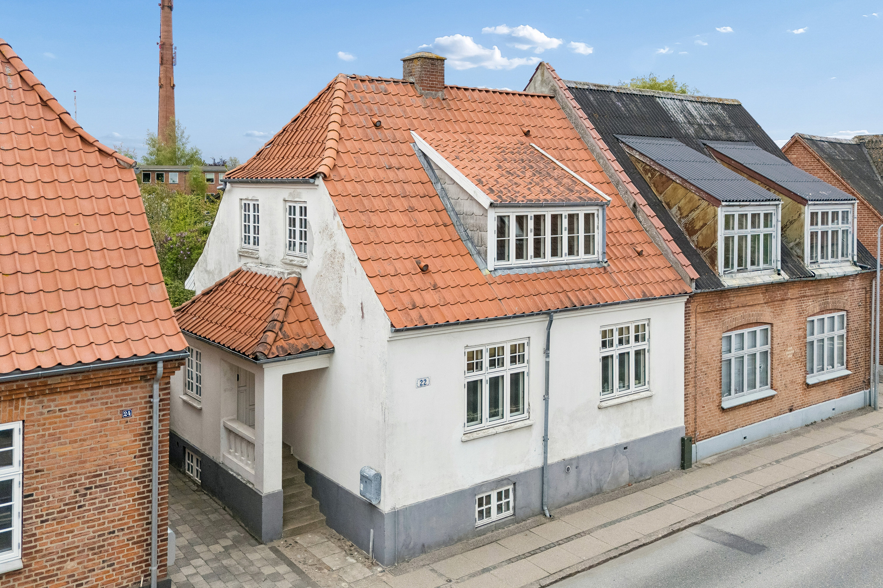 Rækkehus på Markedsgade 22 8500 Grenaa.