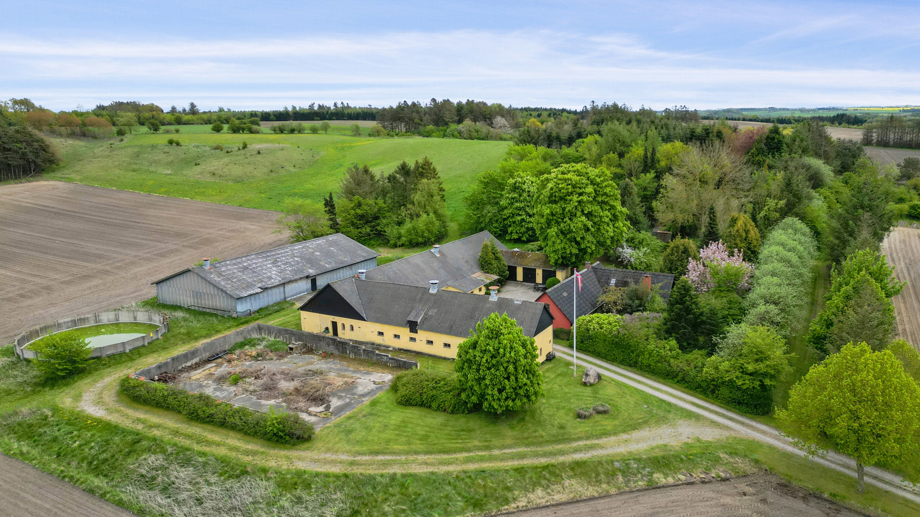 Landejendom på Nebstrupvej 21 8970 Havndal.