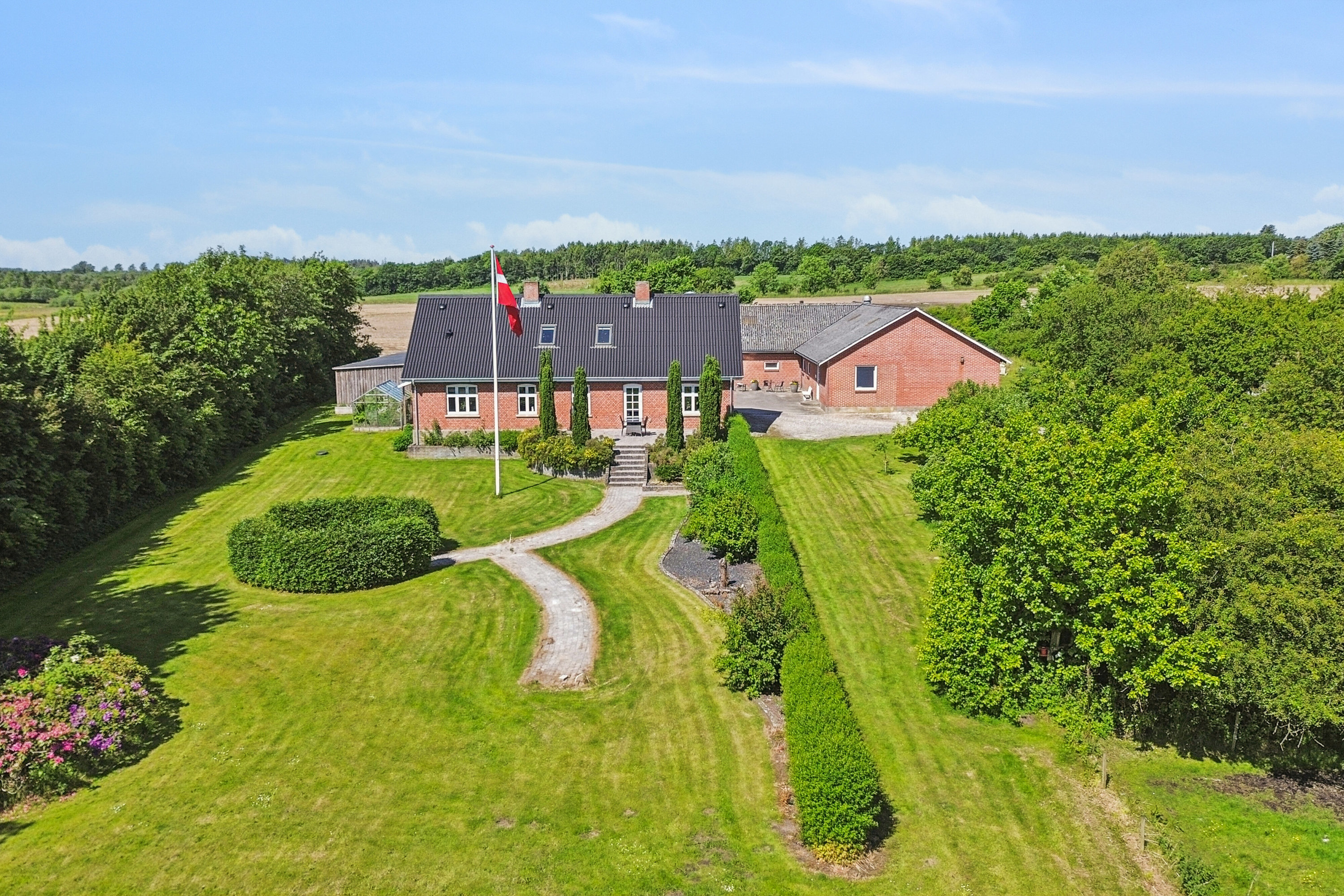 Landejendom på Glerupvej 21 9560 Hadsund.